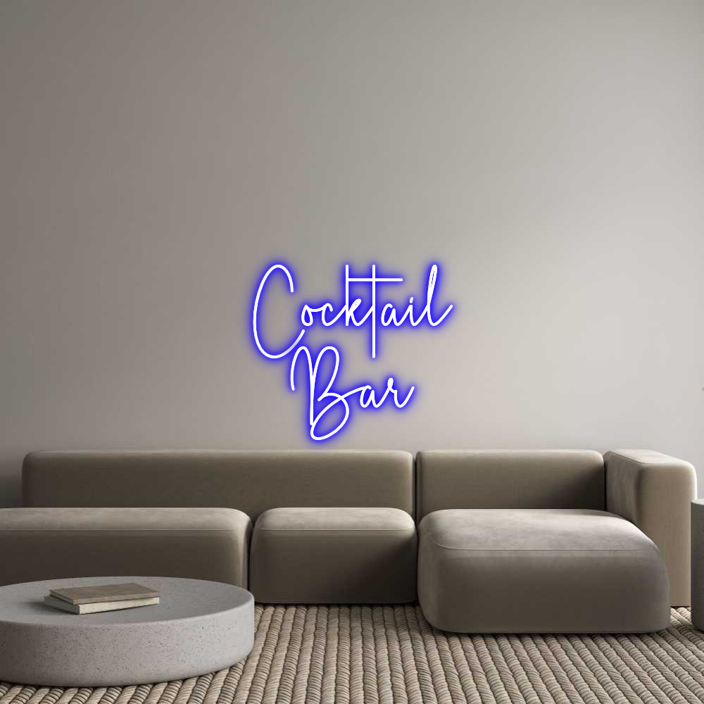 Custom Neon Sign Online Editor Cocktail
Bar