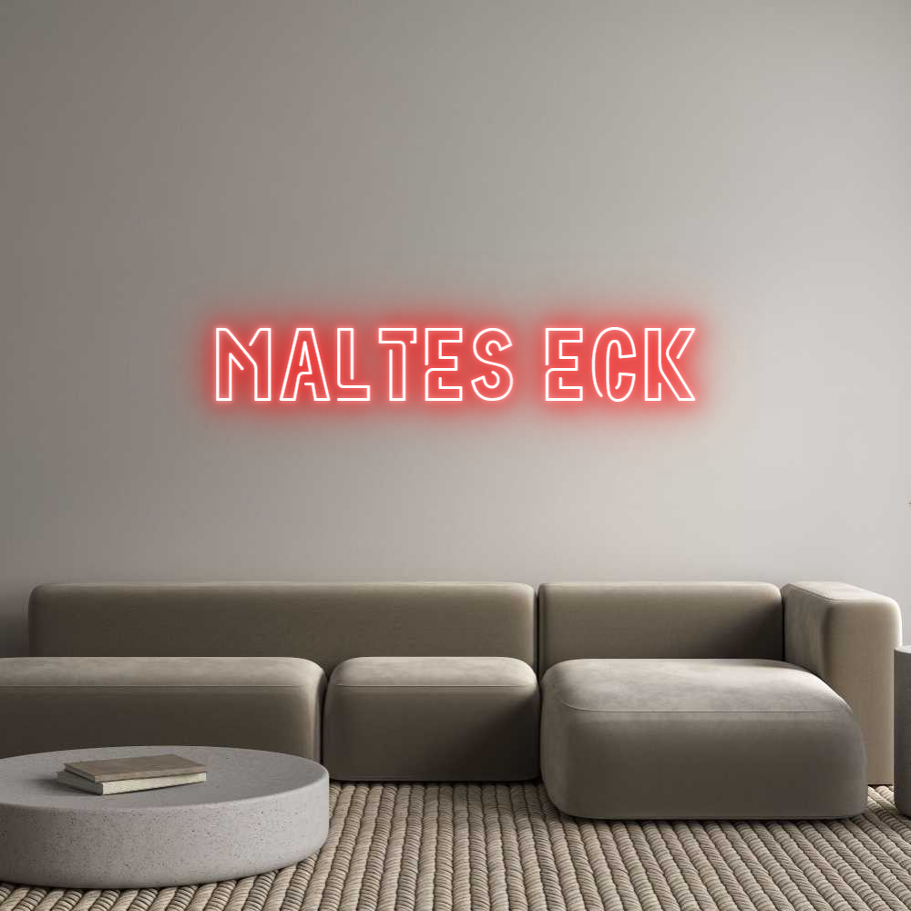 Custom Neon Sign Online Editor Maltes Eck