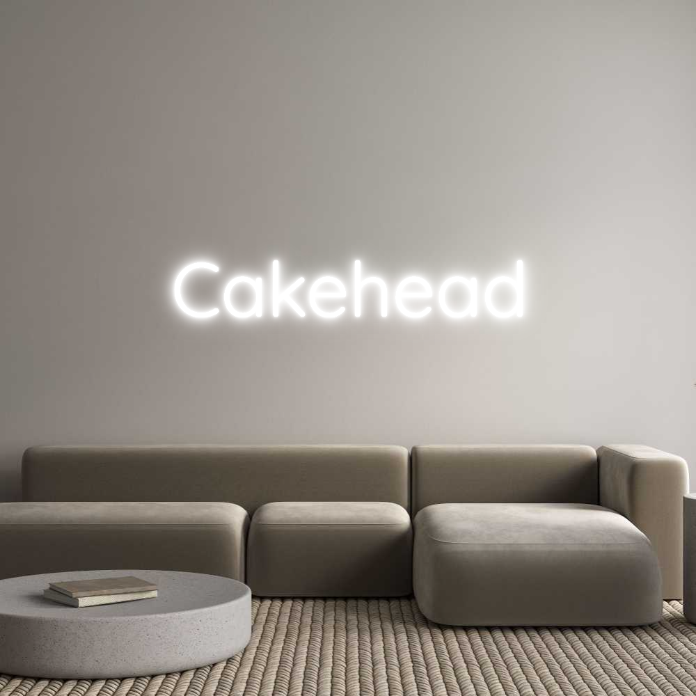Custom Neon Sign Online Editor Cakehead