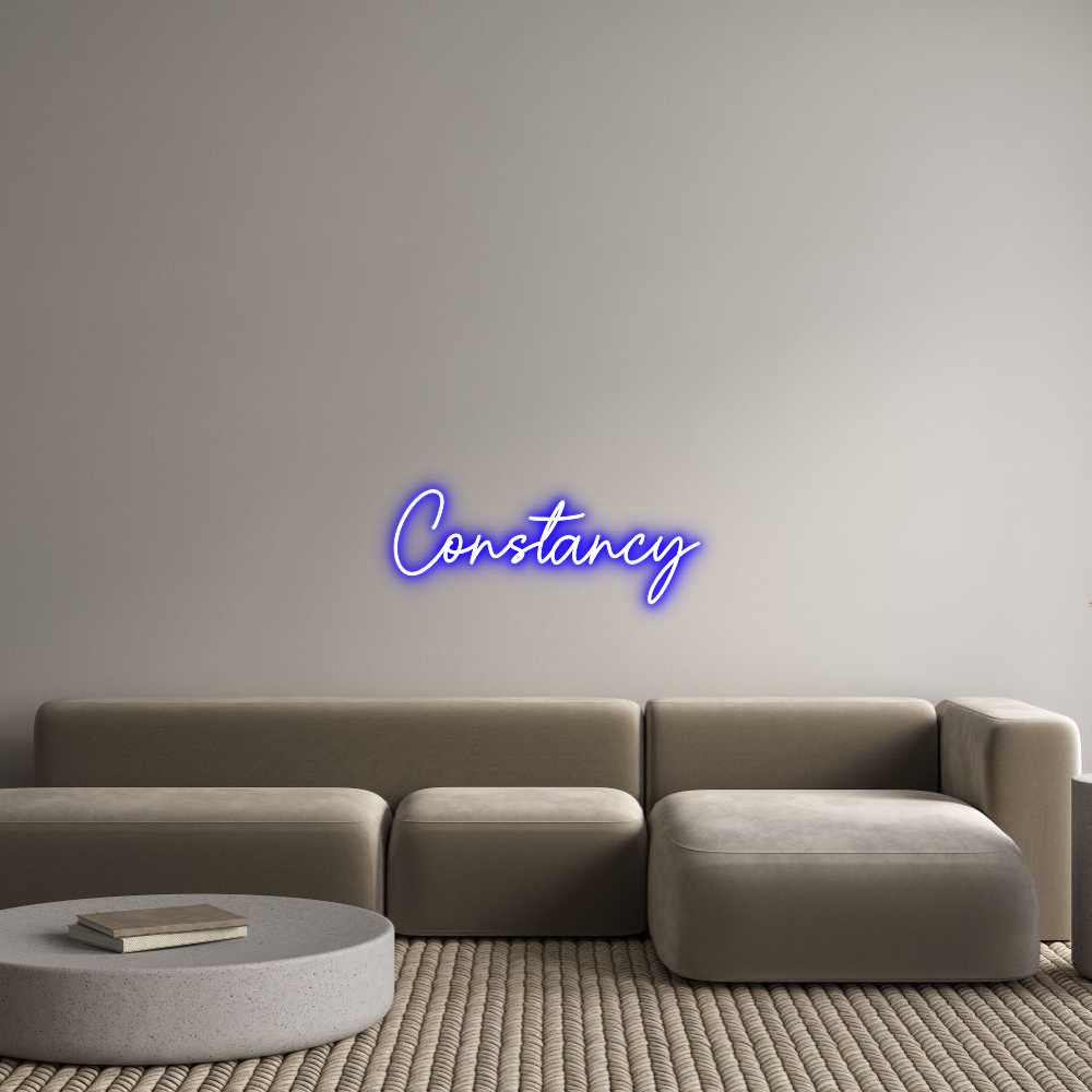 Custom Neon Sign Online Editor Constancy