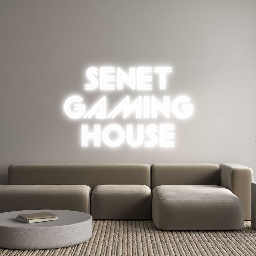 Custom Neon Sign Online Editor SENET
GAMING...