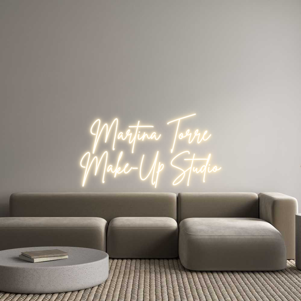 Custom Neon Sign Online Editor Martina Torre...