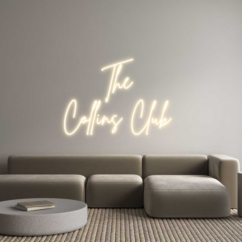 Custom Neon Sign Online Editor The 
Collins...