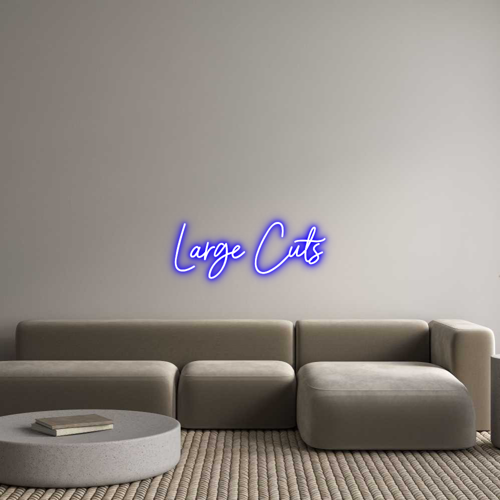 Custom Neon Sign Online Editor Large Cuts