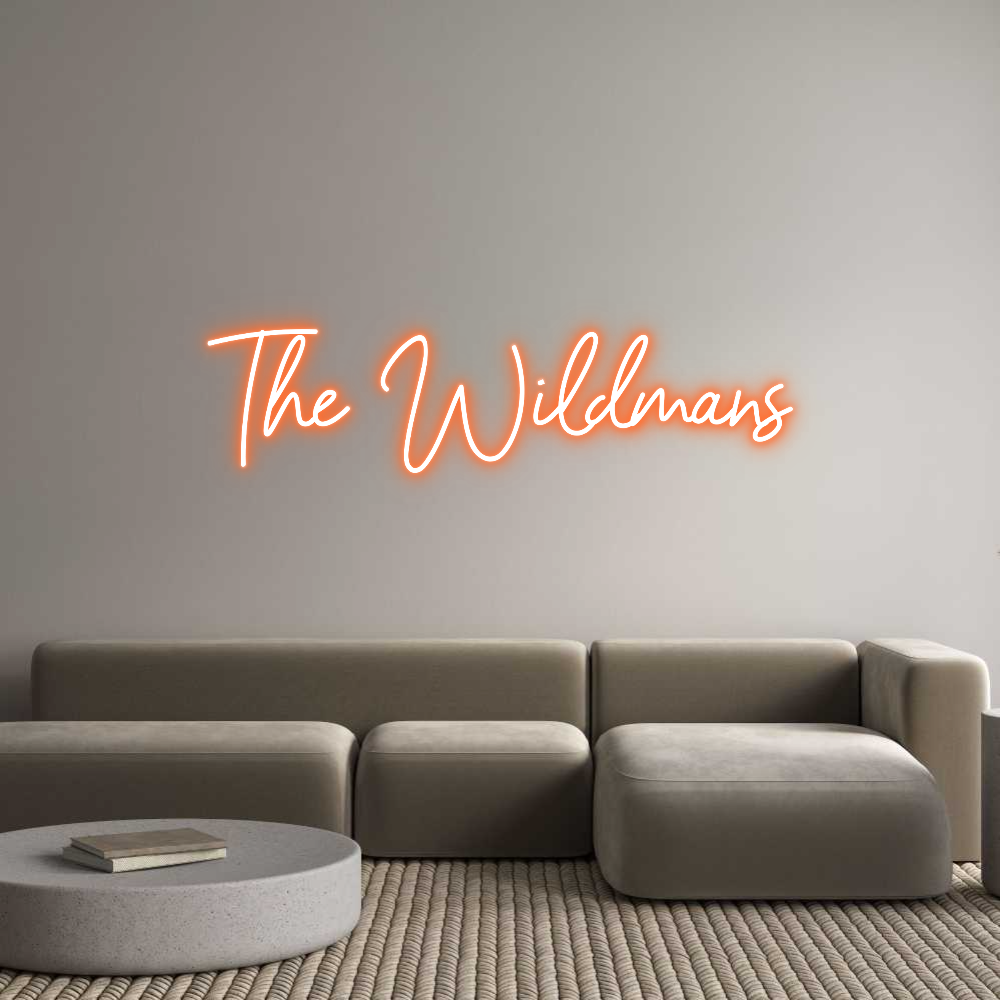 Custom Neon Sign Online Editor The Wildmans
