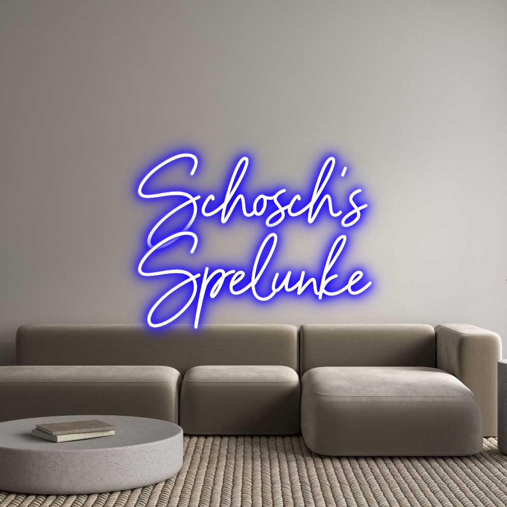 Custom Neon Sign Online Editor Schosch‘s
Sp...