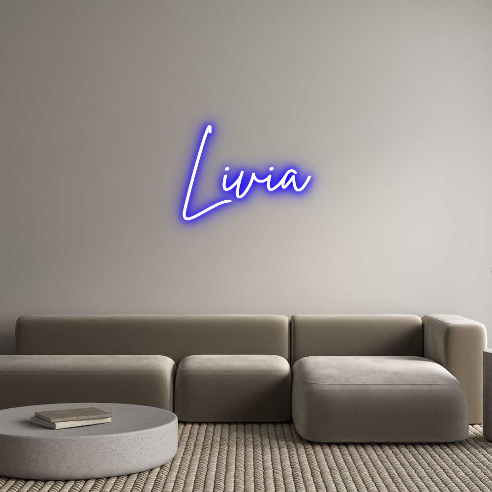 Custom Neon Sign Online Editor Livia