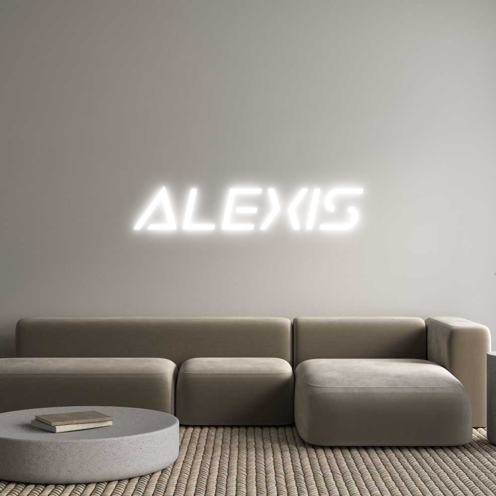 Custom Neon Sign Online Editor alexis