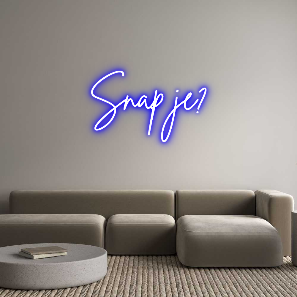 Custom Neon Sign Online Editor Snap je?