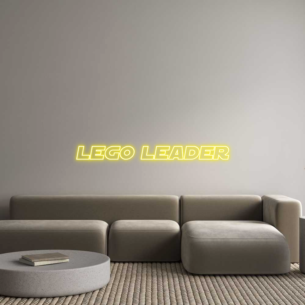 Editor online de letreiros neon personalizados Lego Leader