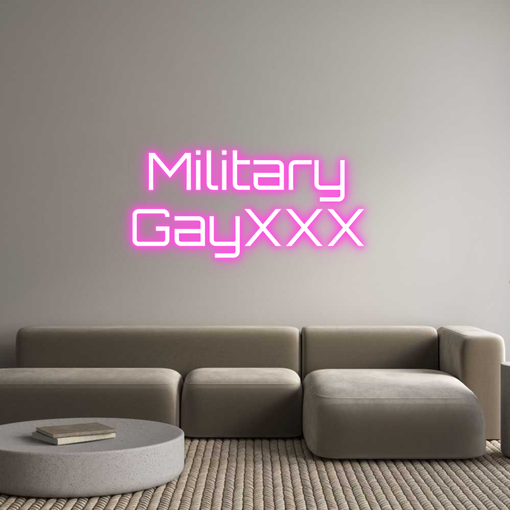 Custom Neon Sign Online Editor  Military
Ga...