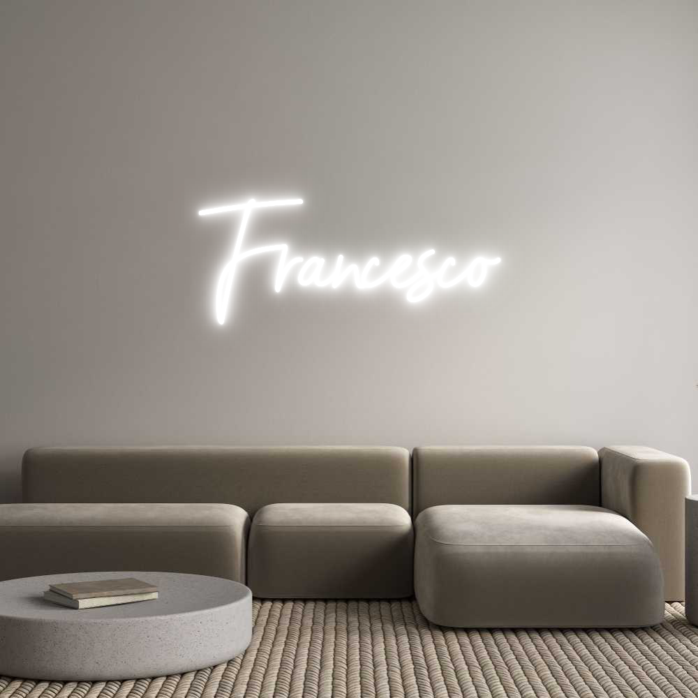 Custom Neon Sign Online Editor Francesco