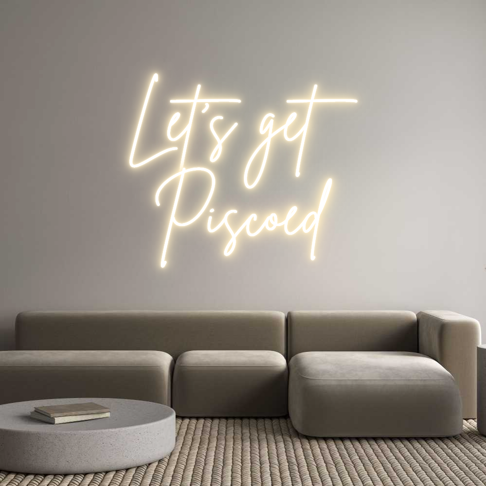 Anpassad neonskylt online-redigerare Nu kör vi
Pi...