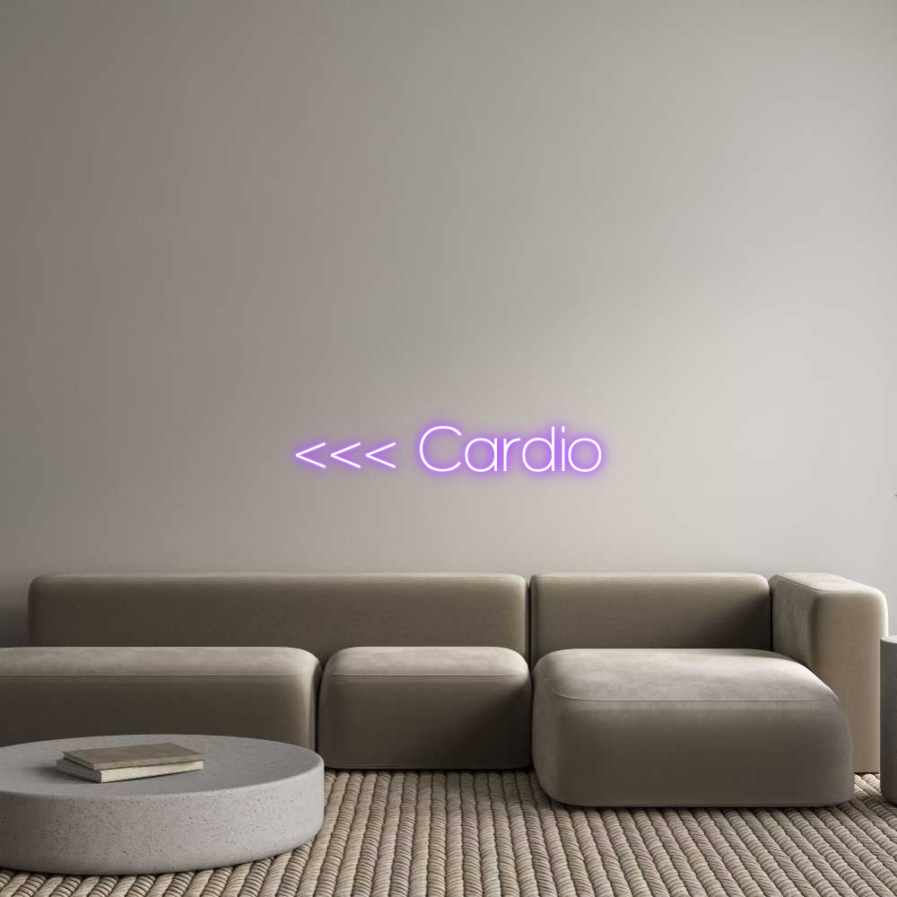 Custom Neon Sign Online Editor <<< Cardio
