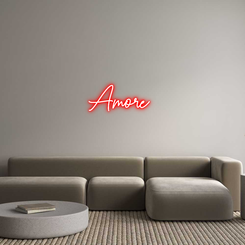 Custom Neon Sign Online Editor Amore