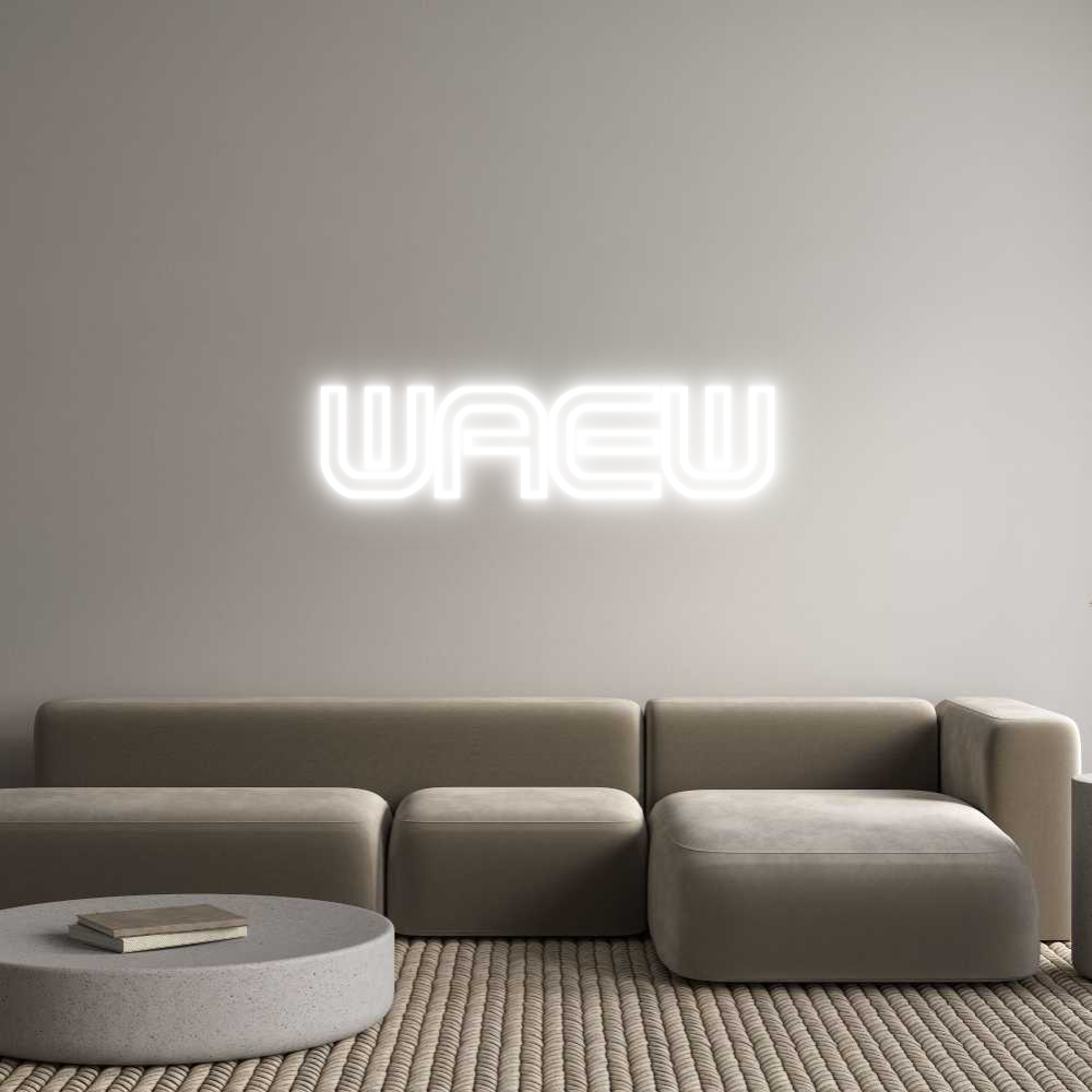 Custom Neon Sign Online Editor WAEW
