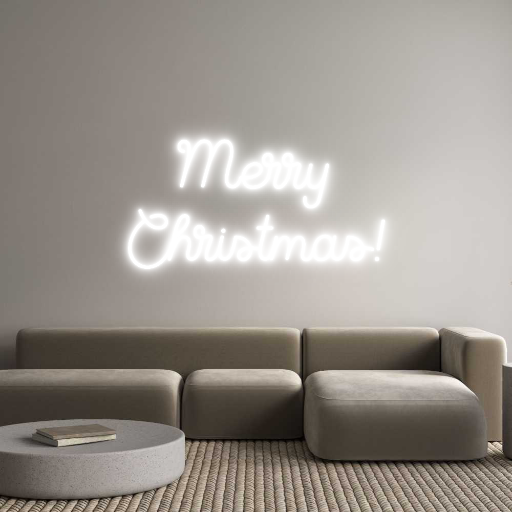 Custom Neon Sign Online Editor Merry
Christ...