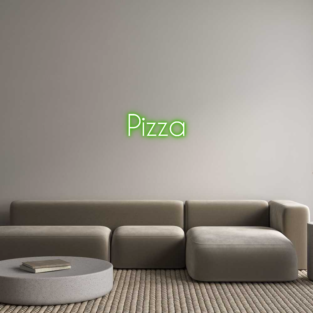 Custom Neon Sign Online Editor Pizza