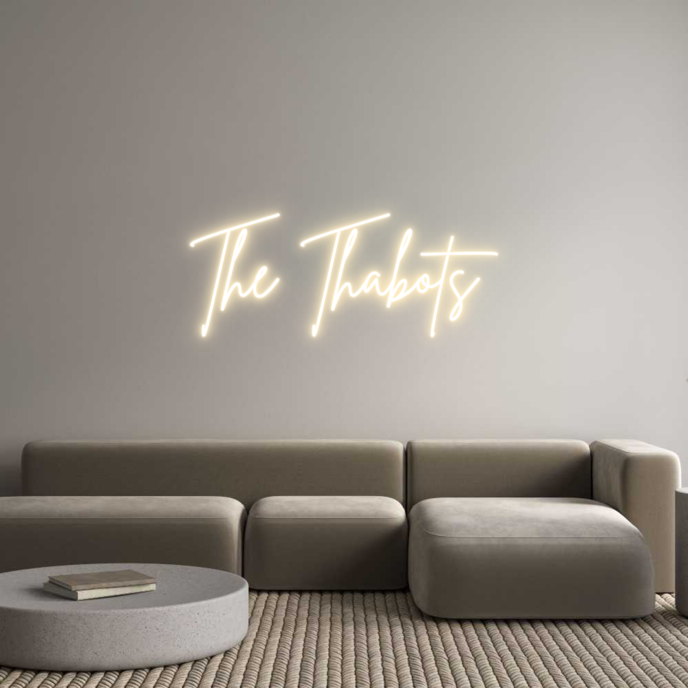 Custom Neon Sign Online Editor The Thabots