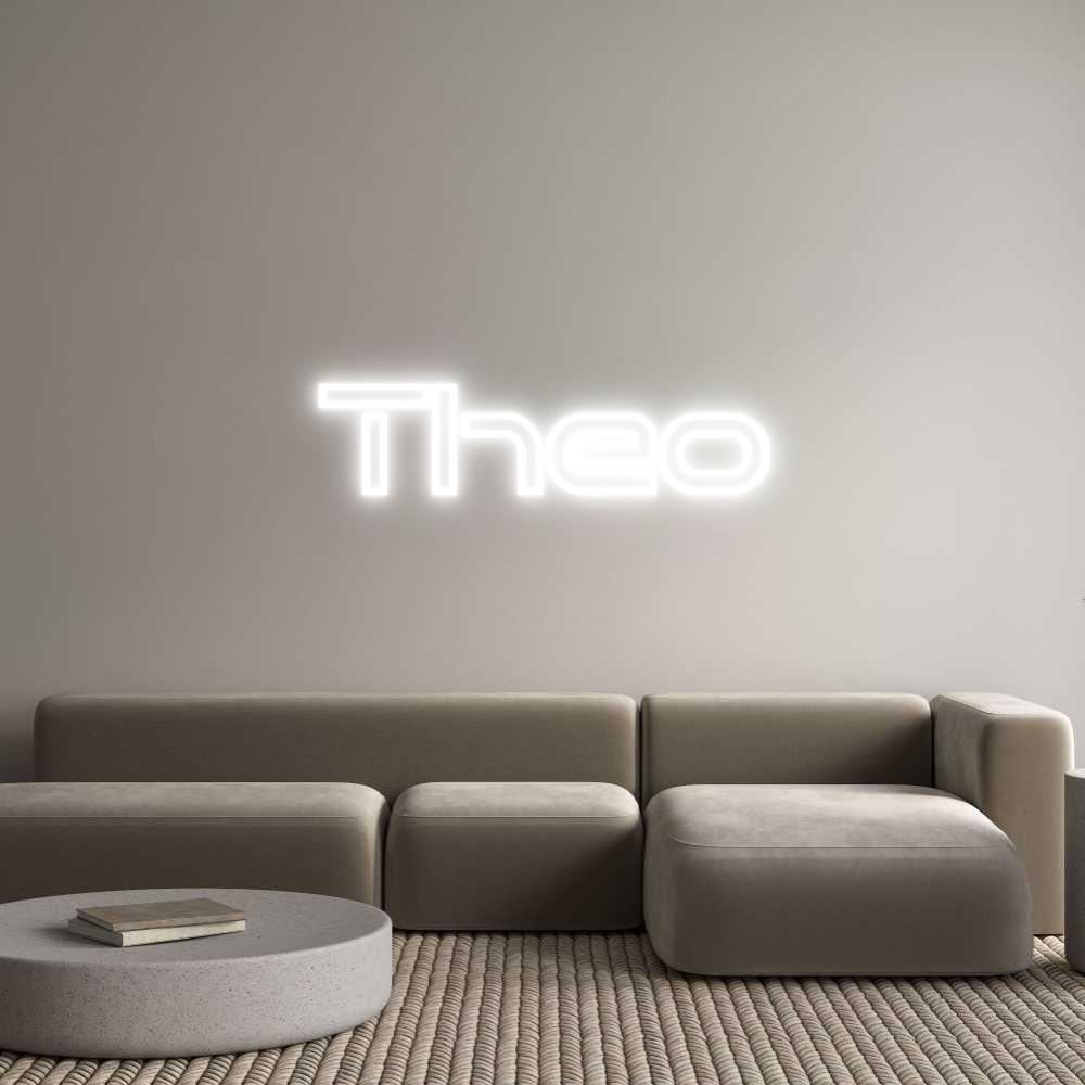 Custom Neon Sign Online Editor  Theo