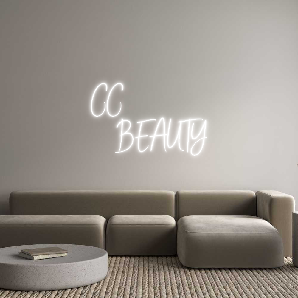 Custom Neon Sign Online Editor CC 
     BEA...