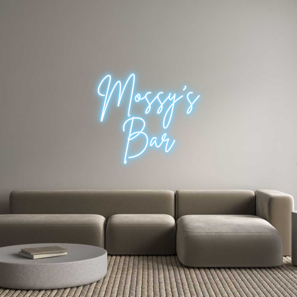 Custom Neon Sign Online Editor Mossy’s
Bar