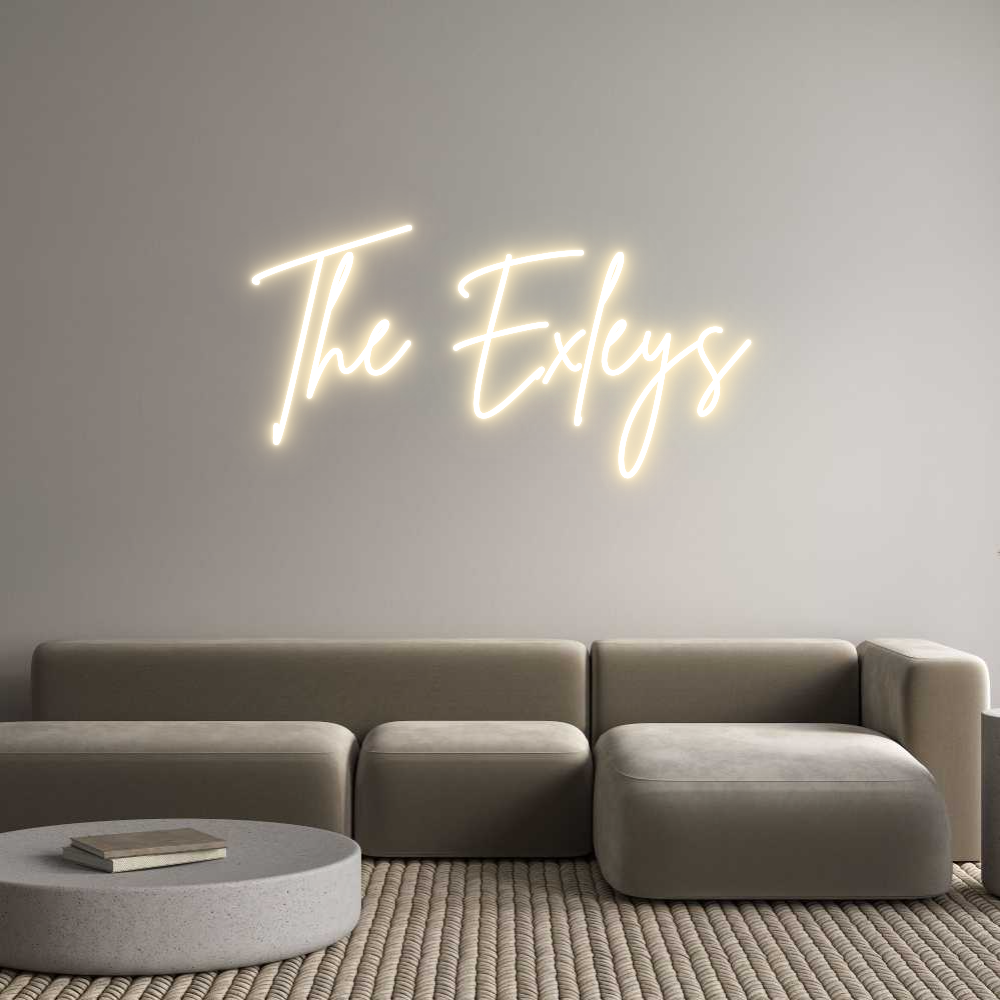 Custom Neon Sign Online Editor The Exleys