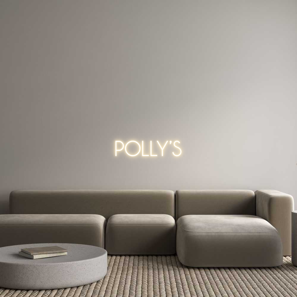 Custom Neon Sign Online Editor POLLY’S