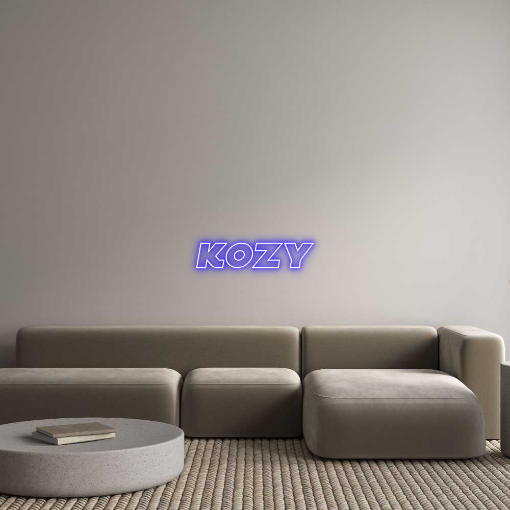 Custom Neon Sign Online Editor Kozy