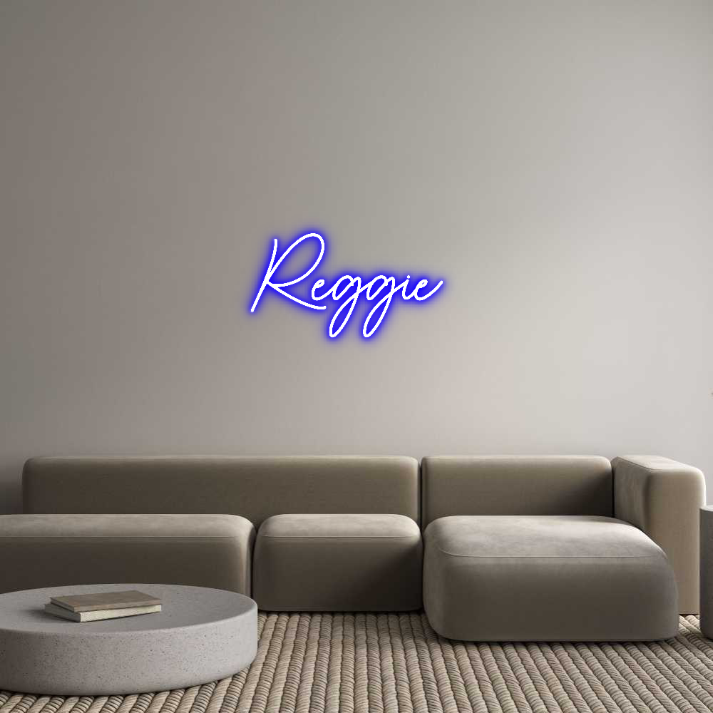 Custom Neon Sign Online Editor Reggie