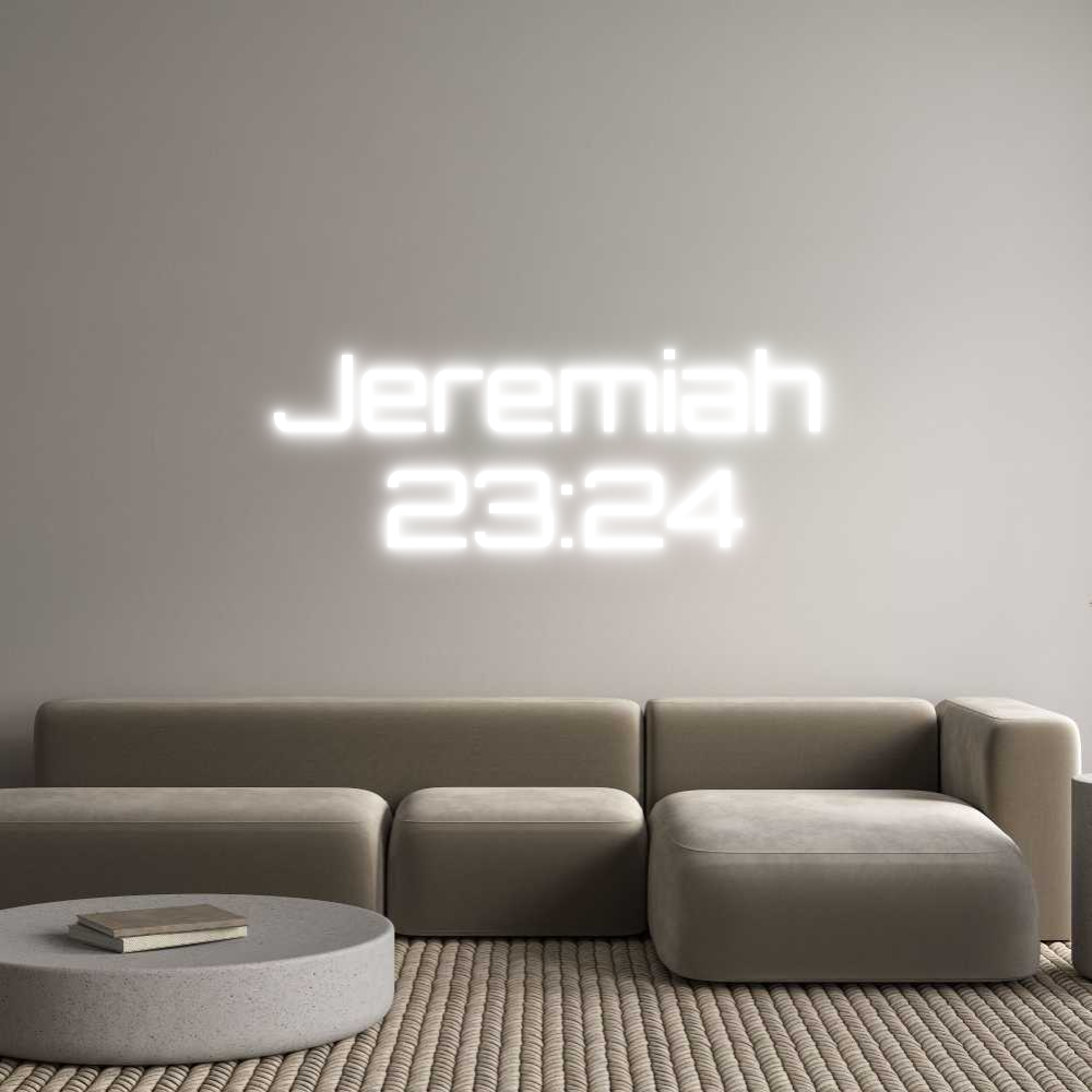 Custom Neon Sign Online Editor Jeremiah 
23...