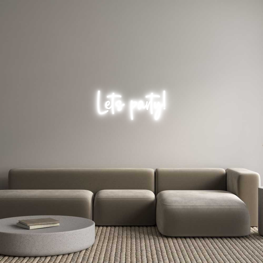 Tilpasset Neon Sign Online Editor lar feste!