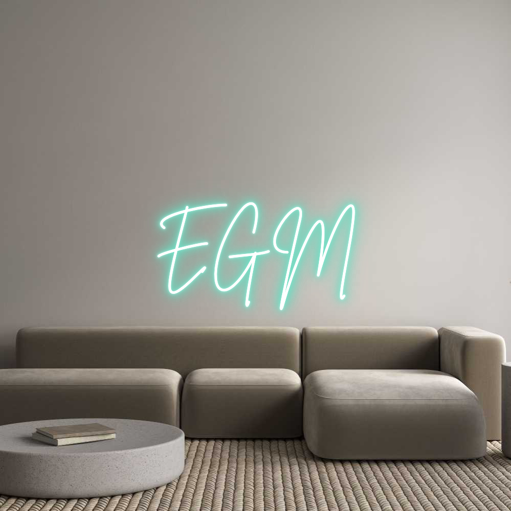 Custom Neon Sign Online Editor EGM