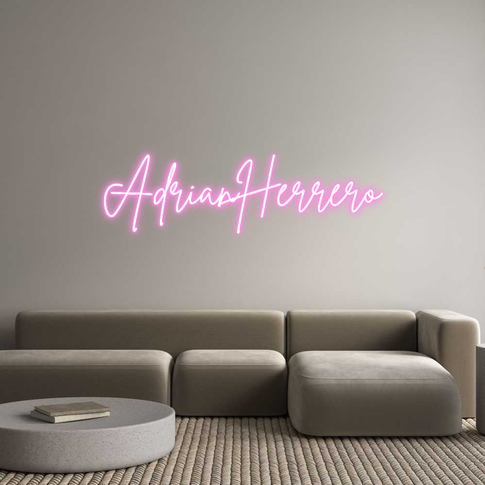 Custom Neon Sign Online Editor AdriánHerrero