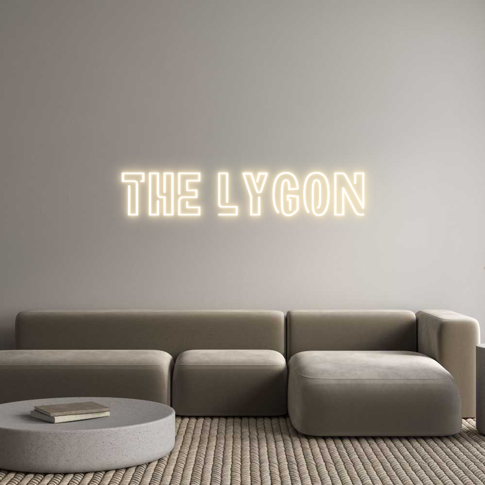 Custom Neon Sign Online Editor THE LYGON