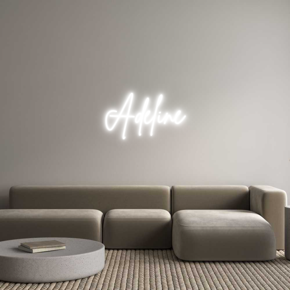 Custom Neon Sign Online Editor Adeline