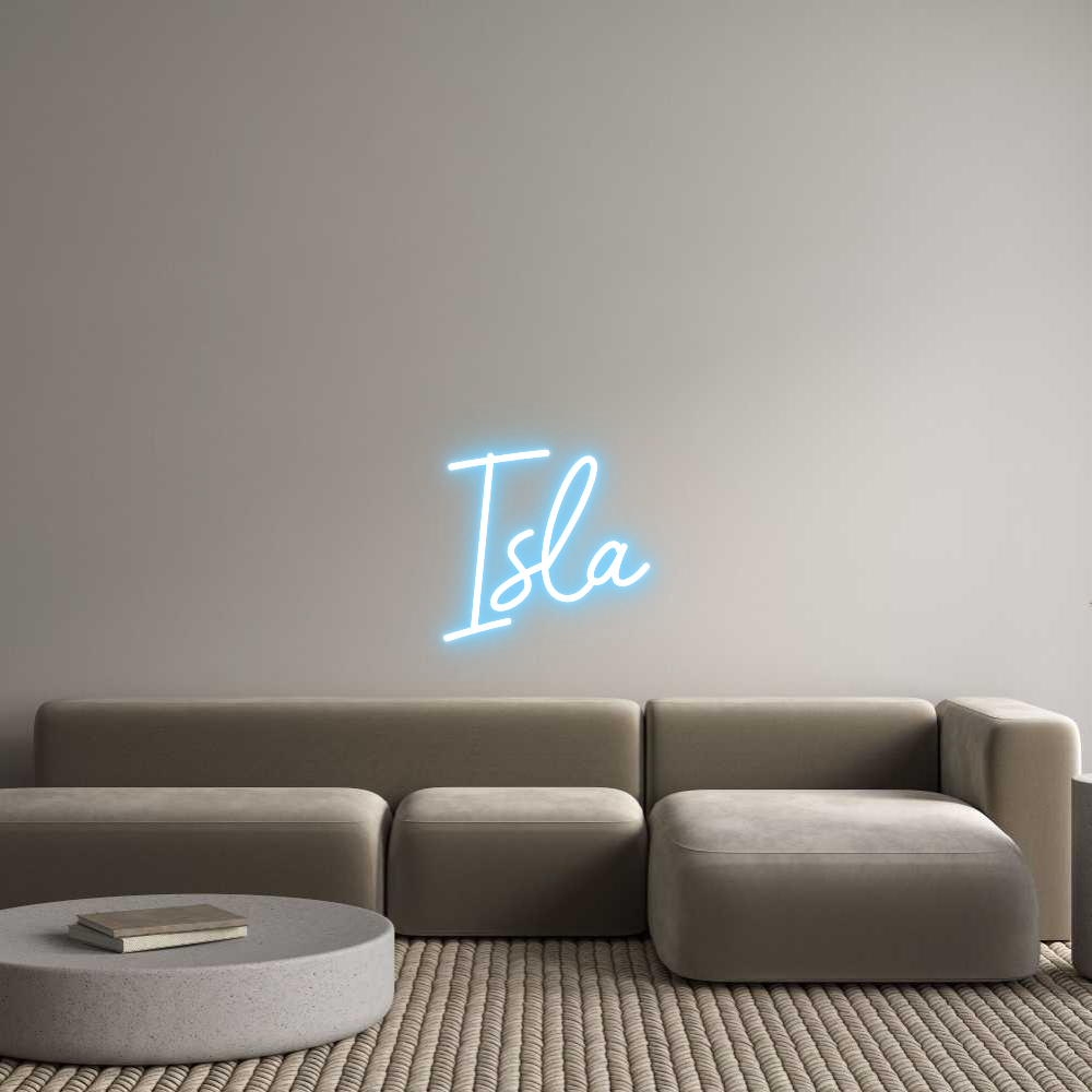 Custom Neon Sign Online Editor Isla