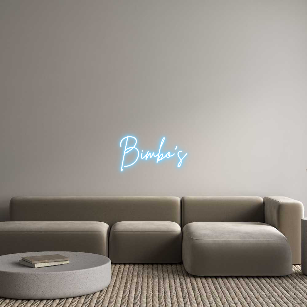 Custom Neon Sign Online Editor Bimbo’s