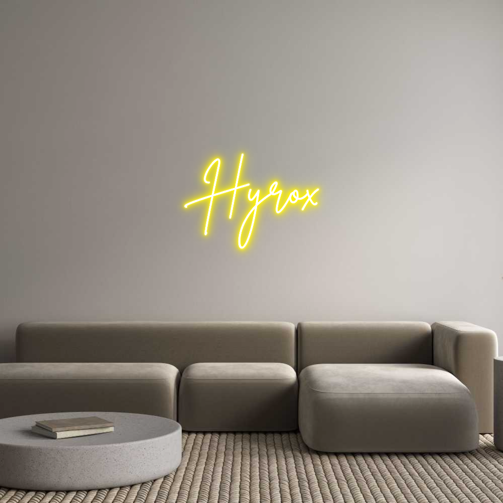 Custom Neon Sign Online Editor Hyrox