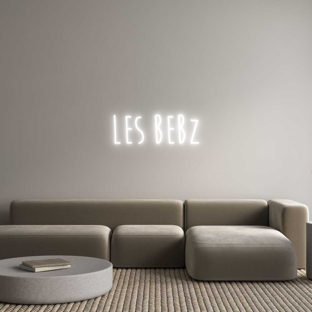 Custom Neon Sign Online Editor LES BEBZ
