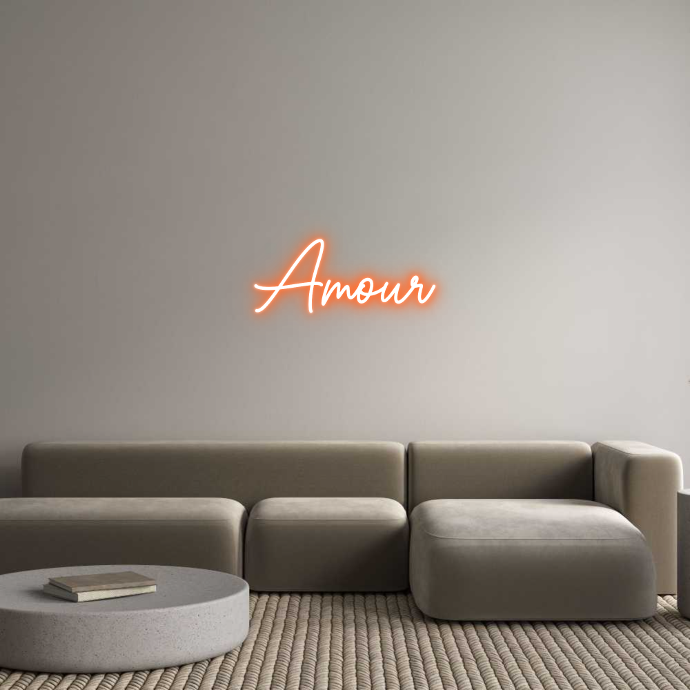 Custom Neon Sign Online Editor Amour