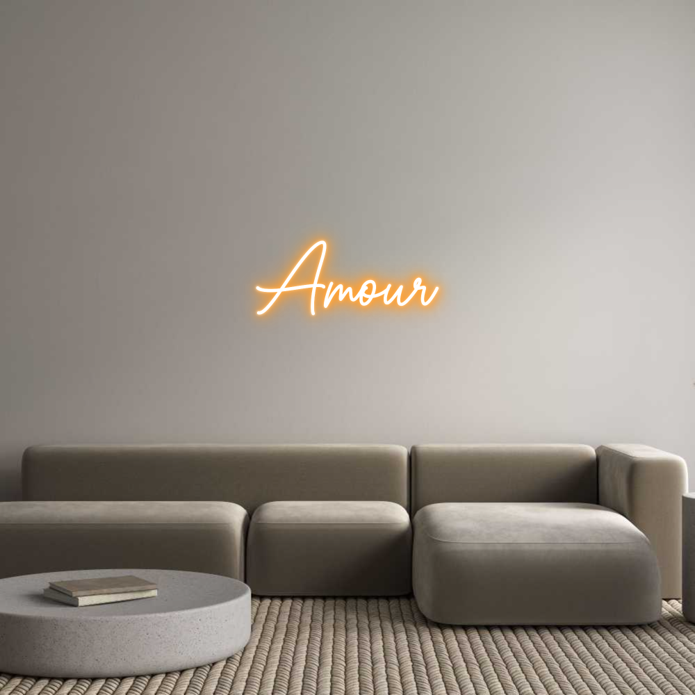 Custom Neon Sign Online Editor Amour