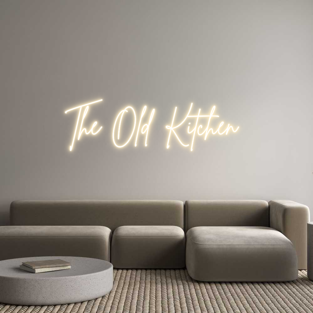 Custom Neon Sign Online Editor The Old Kitch...