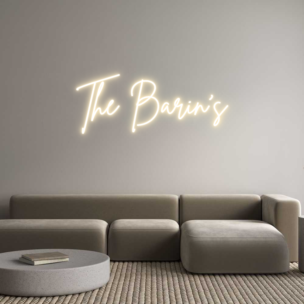 Custom Neon Sign Online Editor The Barin's
