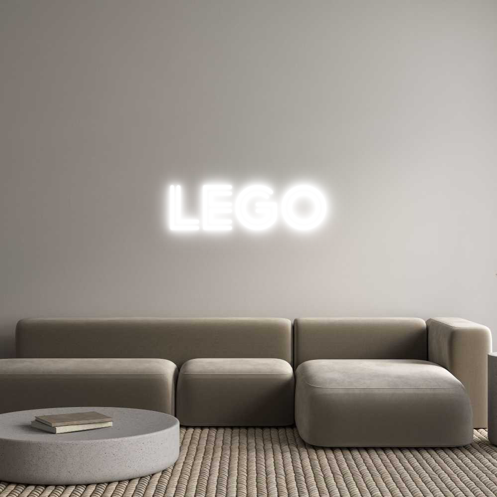 Custom Neon Sign Online Editor LEGO