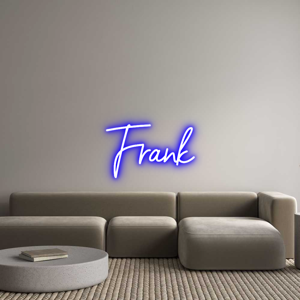 Custom Neon Sign Online Editor Frank