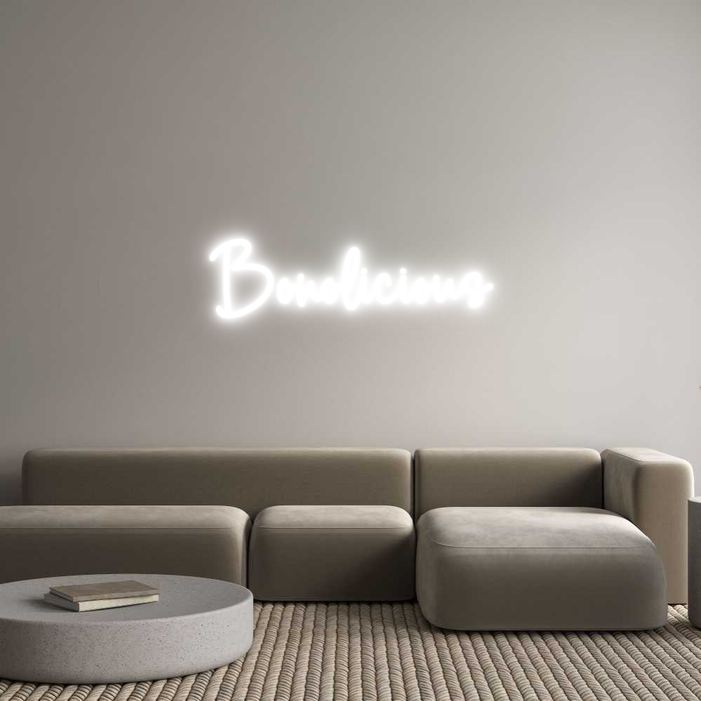 Custom Neon Sign Online Editor Bonolicious