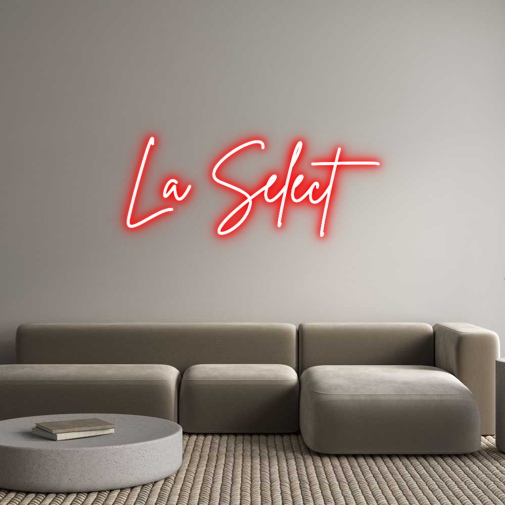 Custom Neon Sign Online Editor La Select