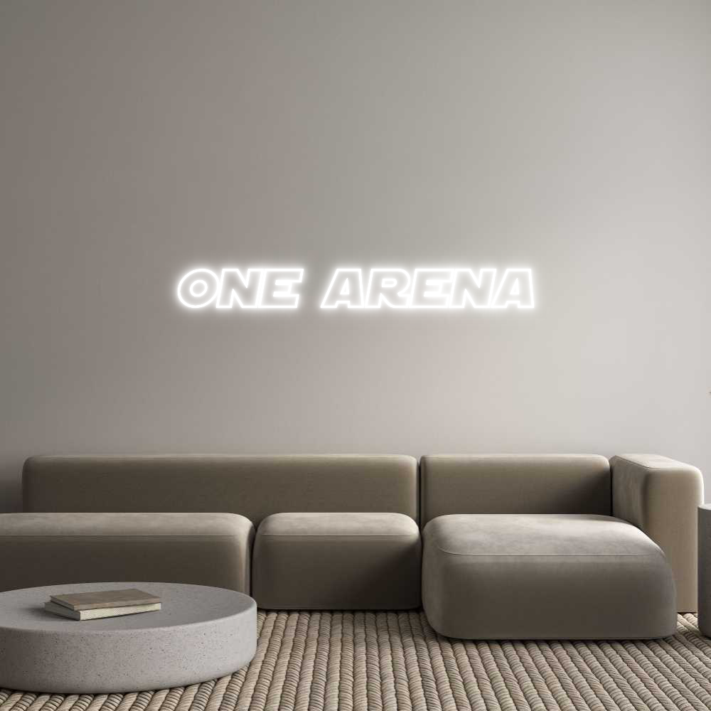 Custom Neon Sign Online Editor One Arena