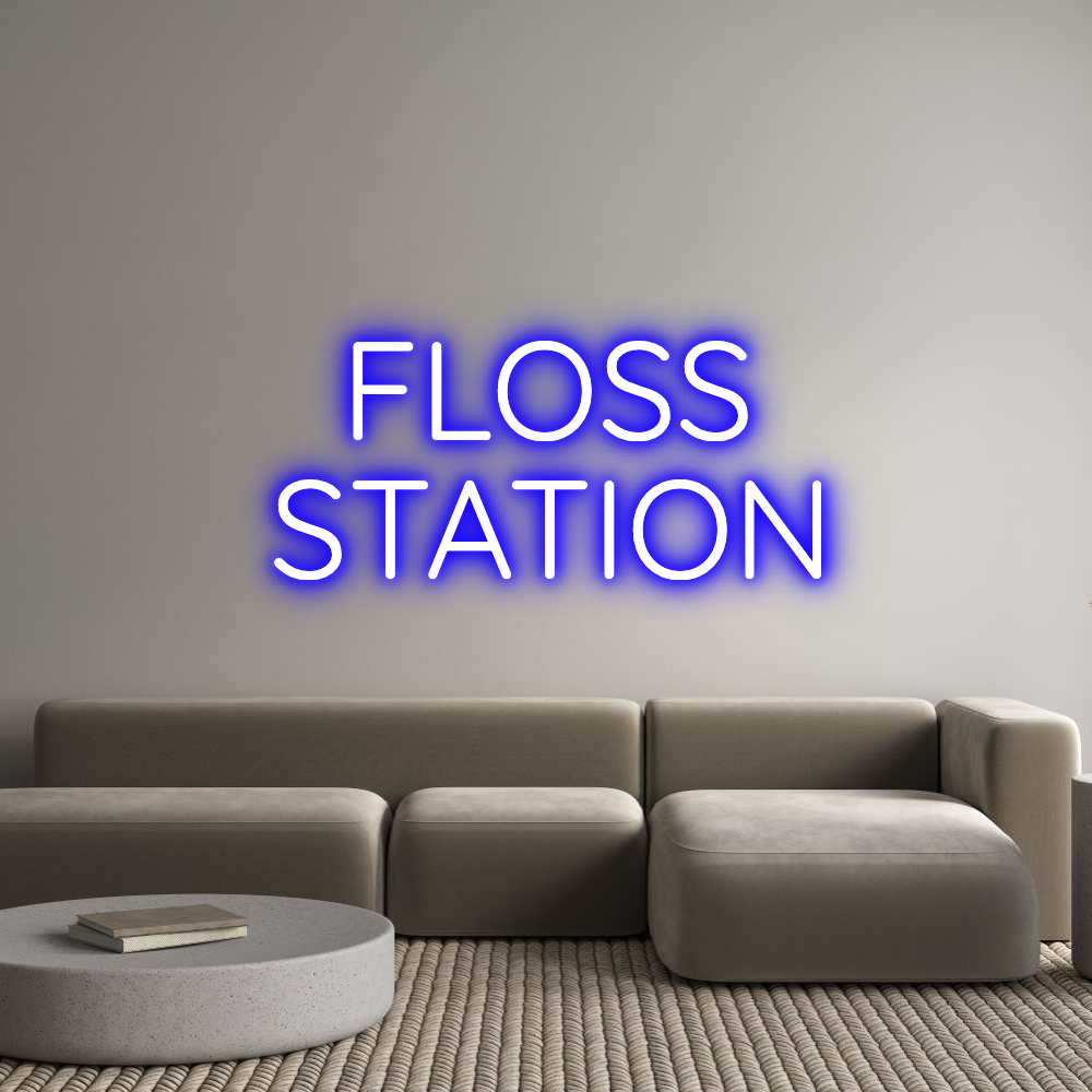 Custom Neon Sign Online Editor FLOSS
STATION